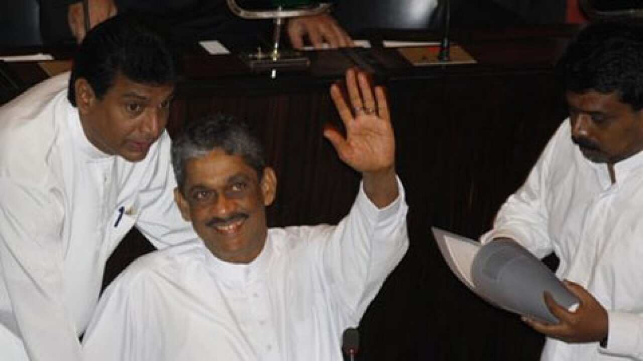Former SL Army commander - Sarath Fonseka