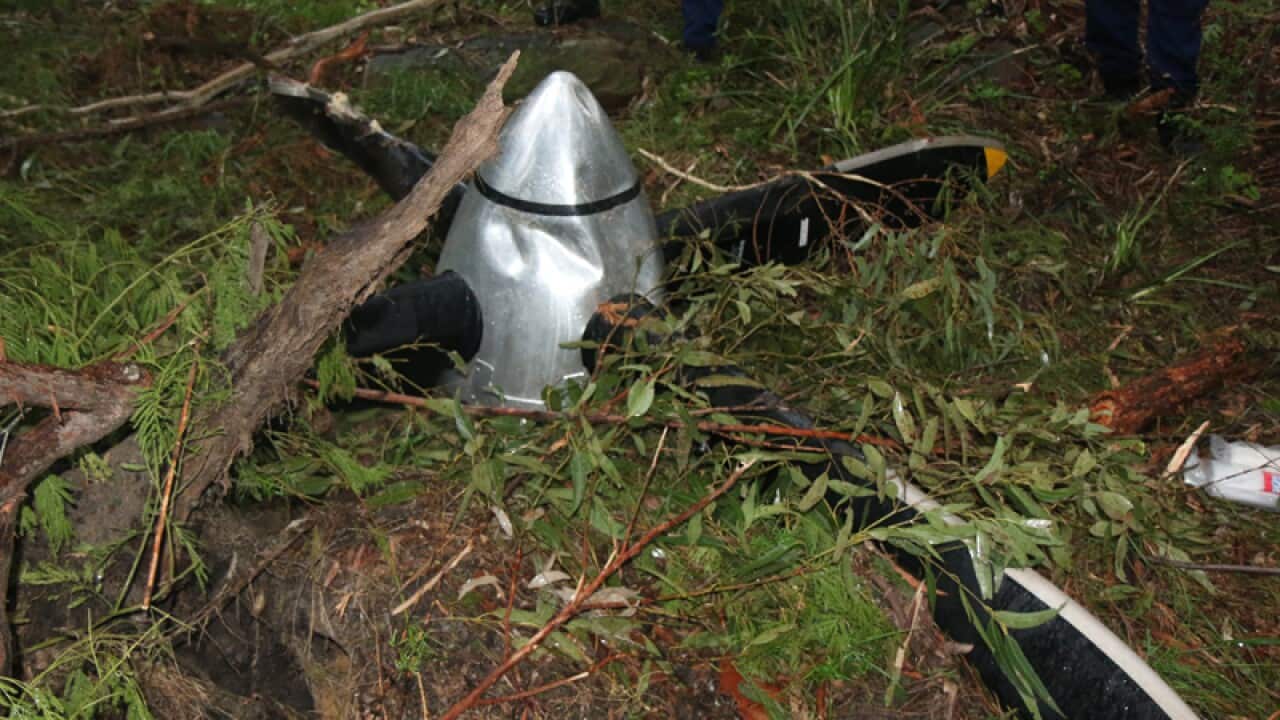 A propeller from a Saab 340B aircraft, operated by Regional Express