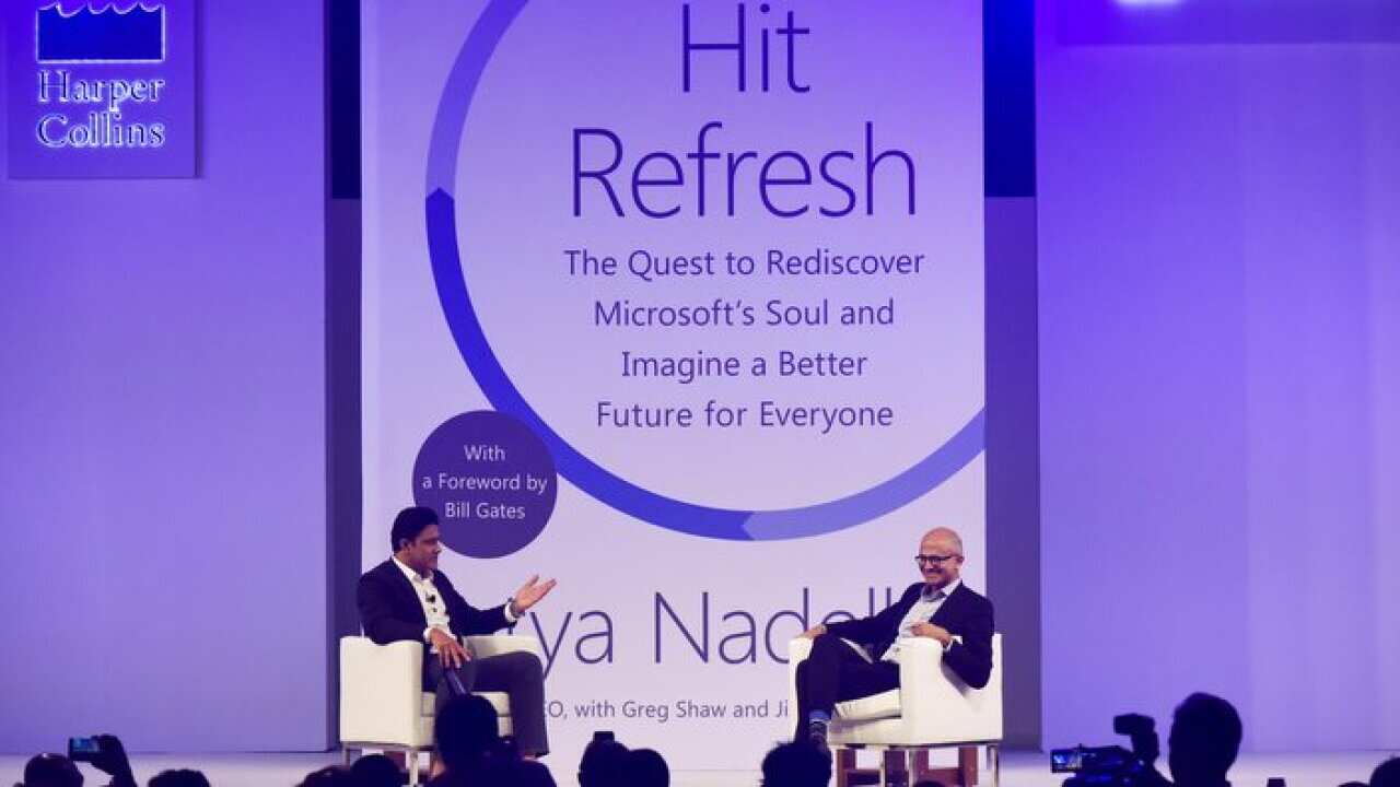 Microsoft CEO Satya Nadella In Conversation With Anil Kumble On The Launch Of His New Book Hit Refresh