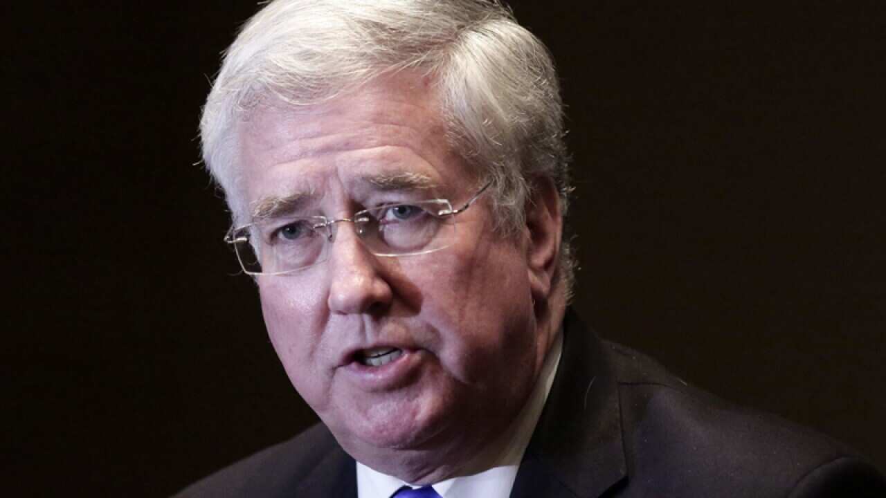 British Defense Minister Michael Fallon