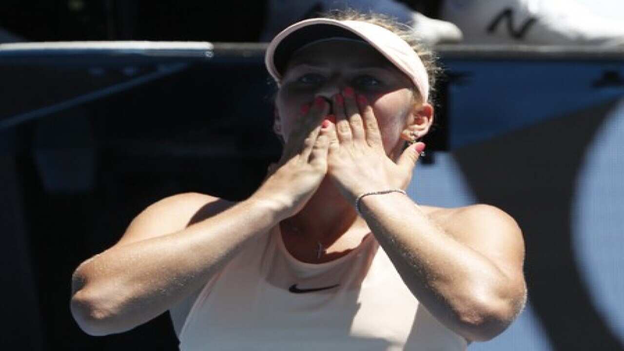 Tennis - Dream grand slam debut continues for 15-year-old Kostyuk