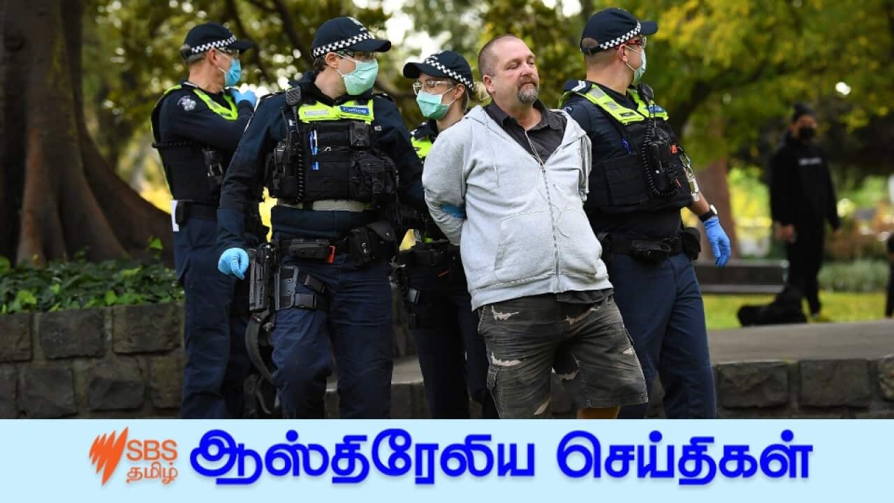 Ant-lockdown protesters arrested in Melbourne