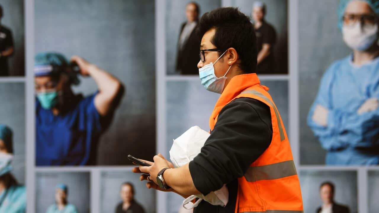 Mask wearing in public remains mandatory for residents of Melbourne.