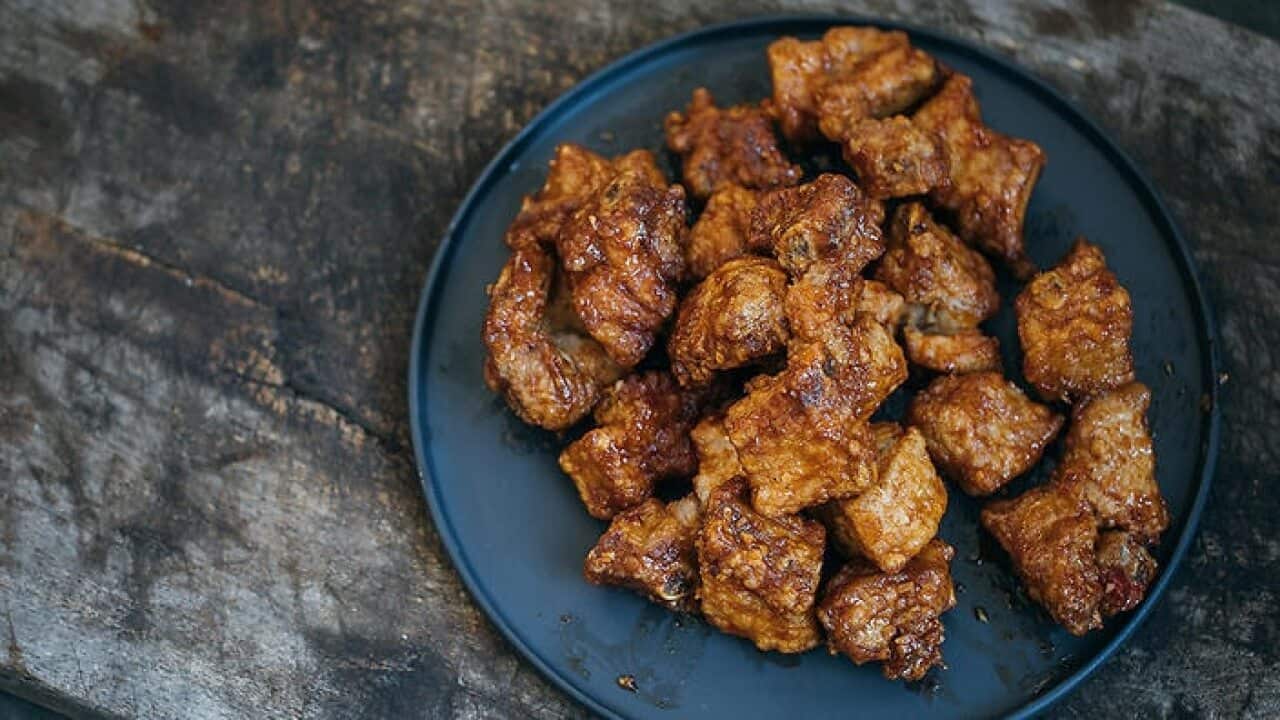 Peking-style pork ribs.