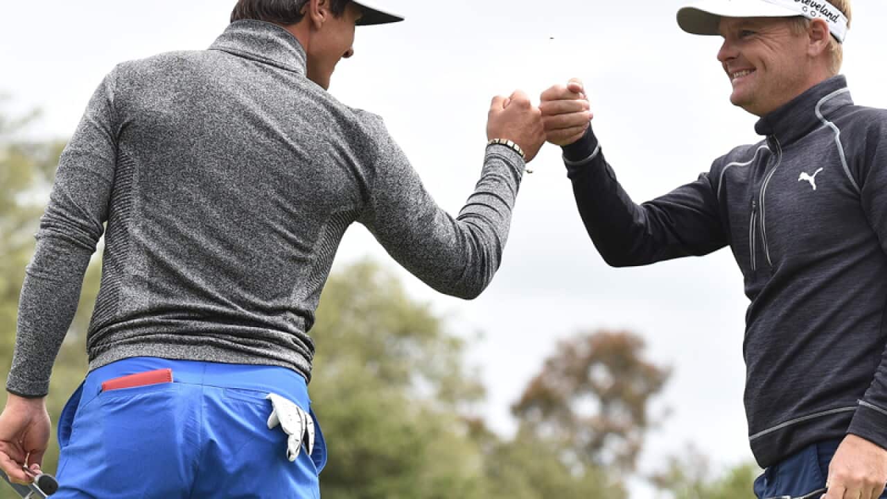 Thorbjorn Olesen (left) and Soren Kjeldsen