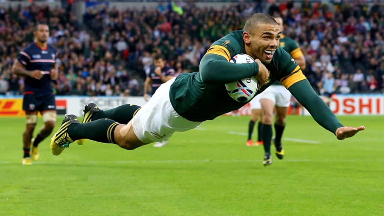 South Africa's Bryan Habana