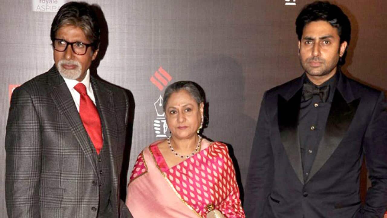 Amitabh Bachchan and Abhishek BAchchan
