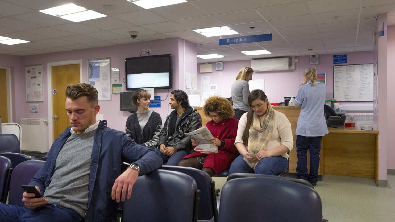 Patients in a Waiting room