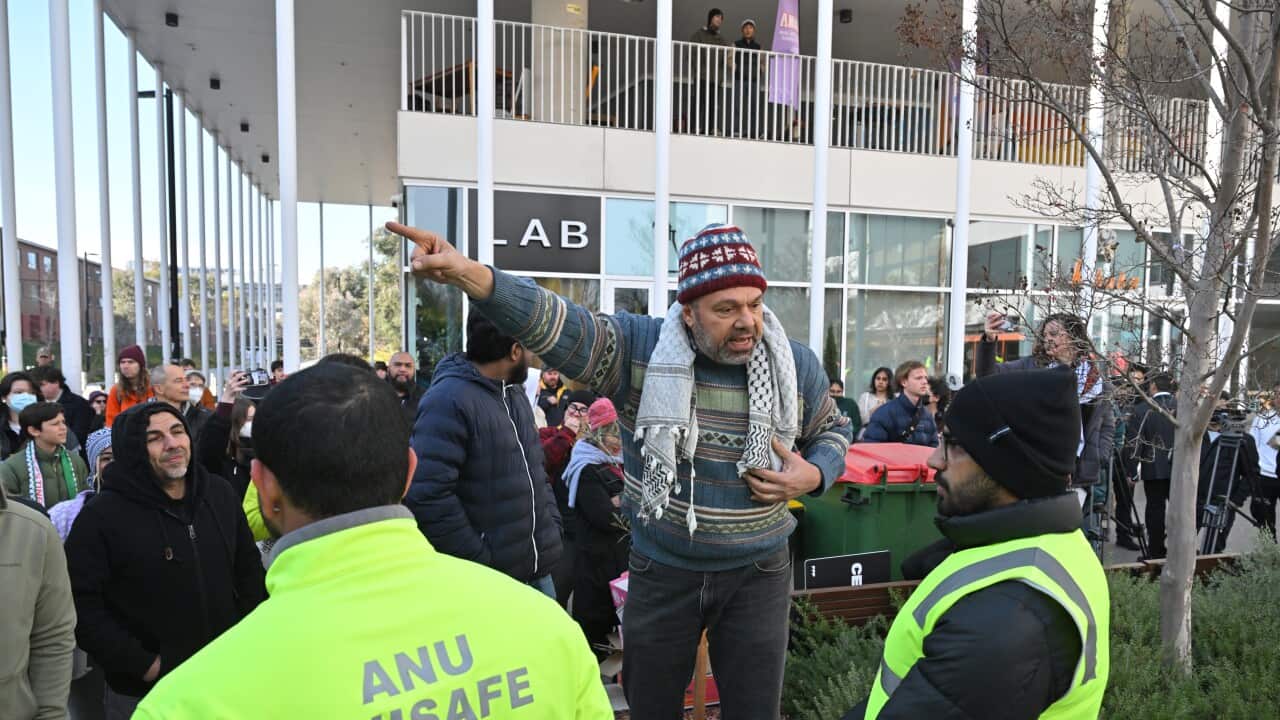ANU PRO PALESTINE ENCAMPMENT