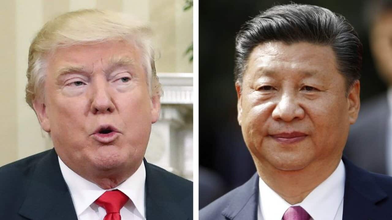 President Donald Trump and China's President Xi Jinping.