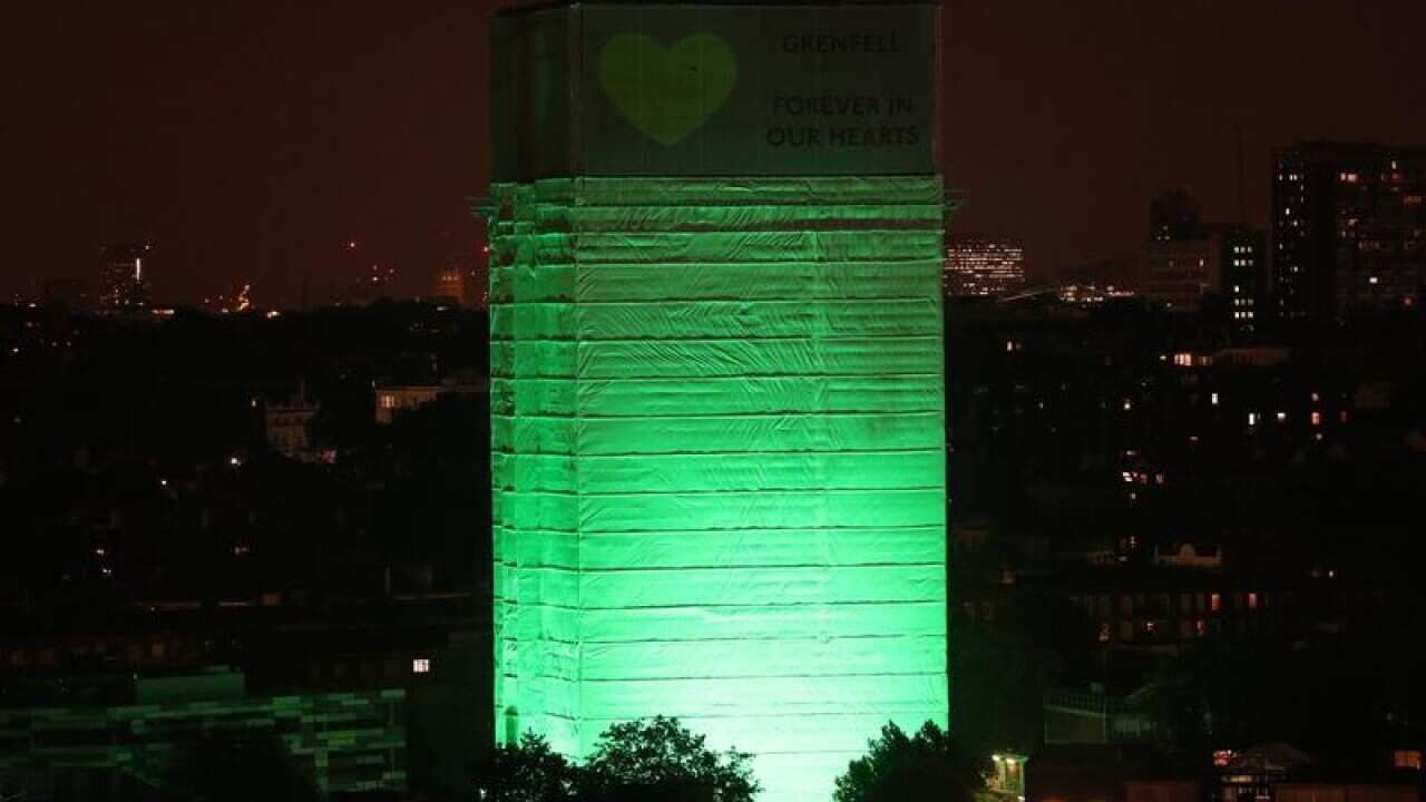 Grenfell Tower in west London