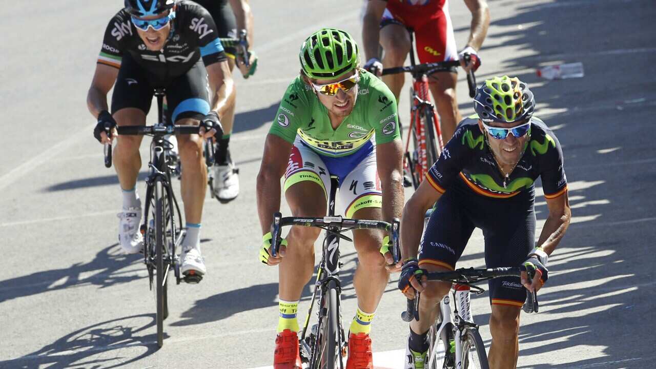A signature sprint saw Alejandro Valverde win Stage 4 of the Vuelta a España.