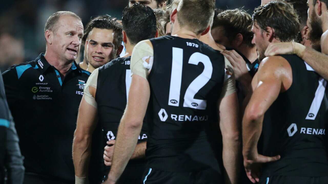 Port Adelaide coach Ken Hinkley
