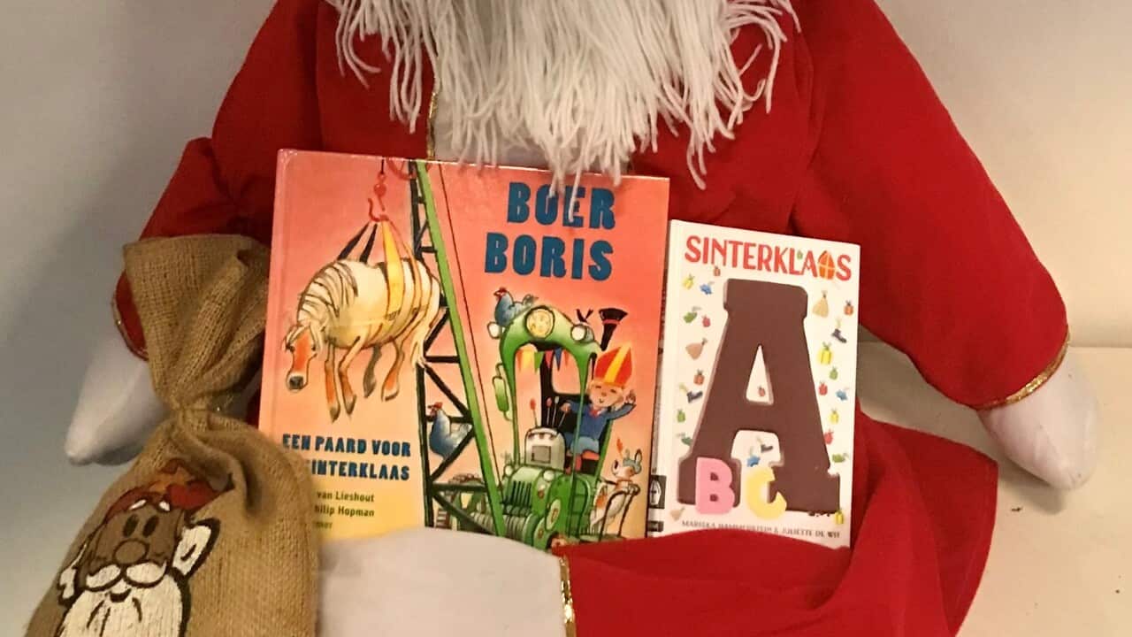 Twee kinderboeken over het thema Sinterklaas: Boer Boris, een paard voor Sinterklaas en Het Sinterklaas ABC