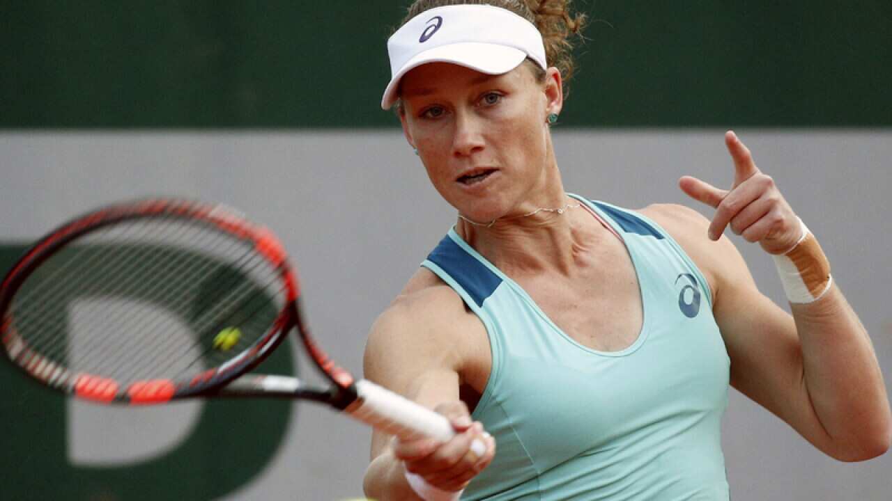 Samantha Stosur of Australia at Roland Garros