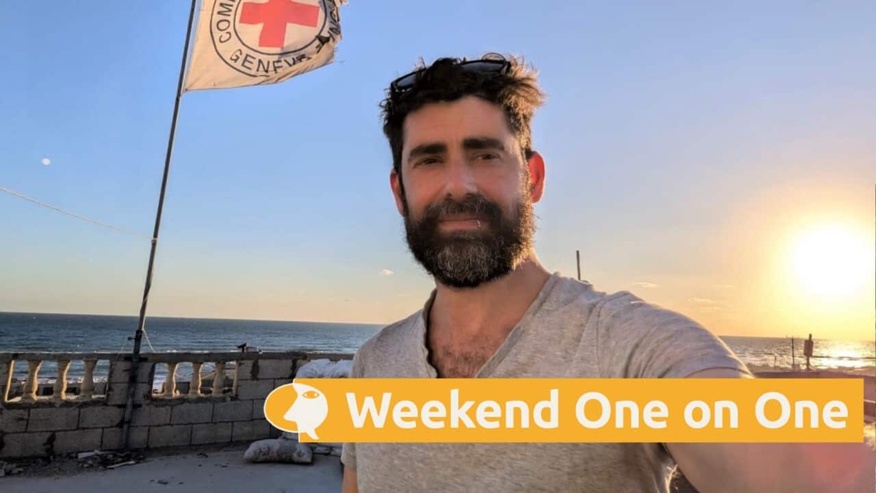 Emergency nurse Jean-Philippe Miller is back in Gaza on his fourth rotation (Supplied).jpg