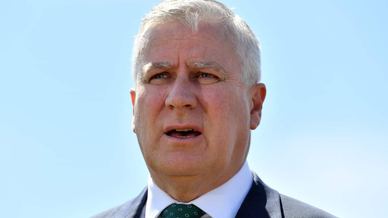 Deputy Prime Minister Michael McCormack at a press conference.