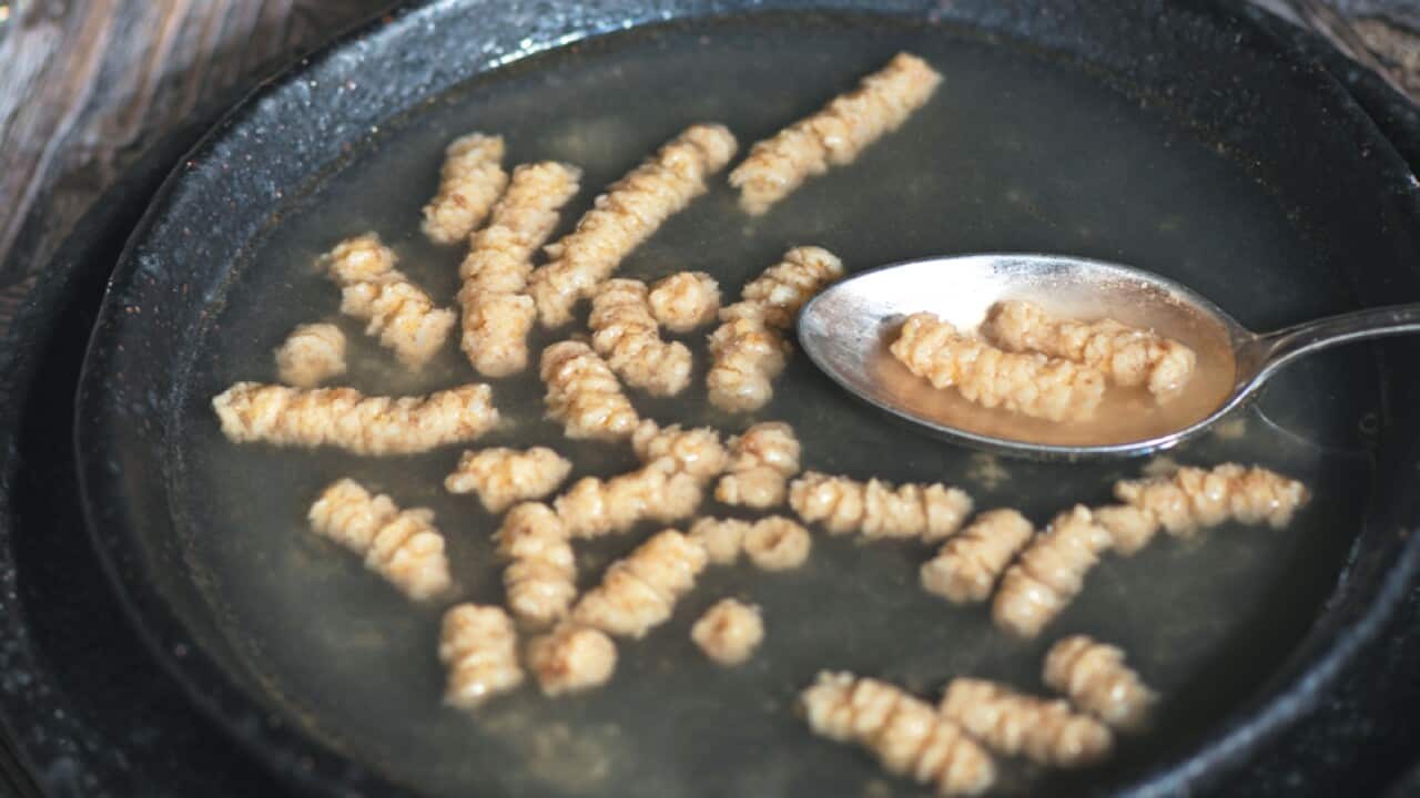 Passatelli in fish broth (passatelli in brodo di pesce)