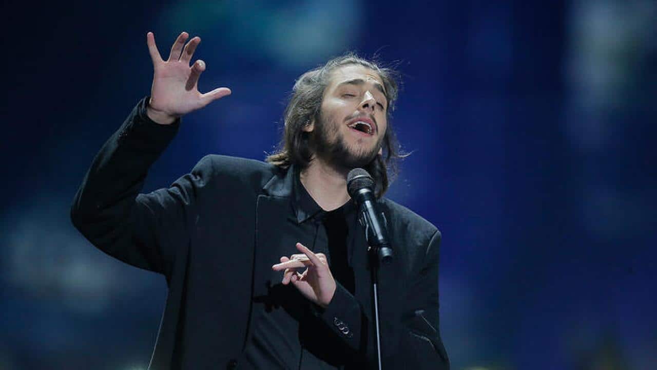 The winner of Eurovision song contest Salvador Sobral