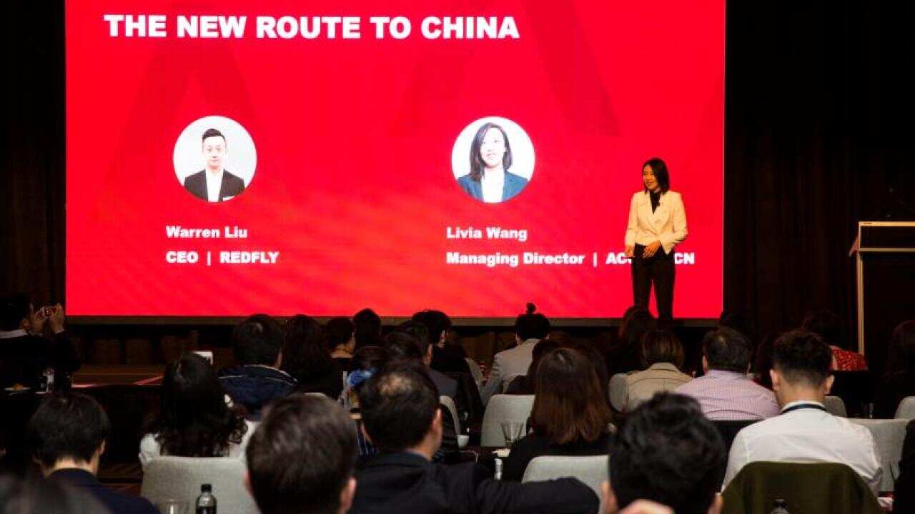 Ms. Livia Wang at an event