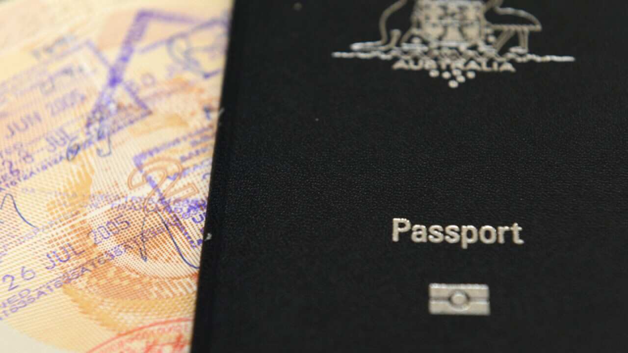 An Australian passport