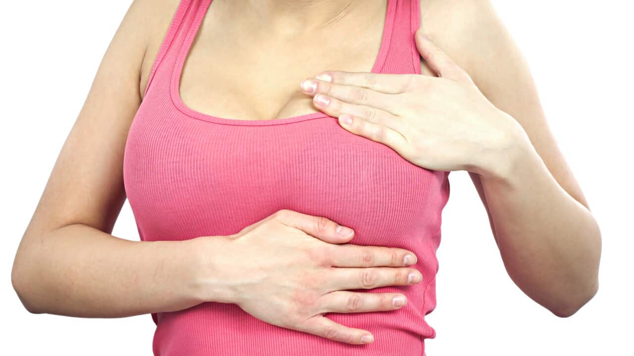 Breast cancer self check.