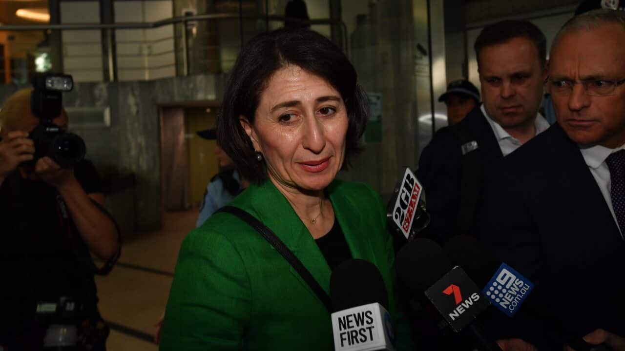 Former NSW Premier Gladys Berejiklian arrives at the ICAC hearing on 29 October.