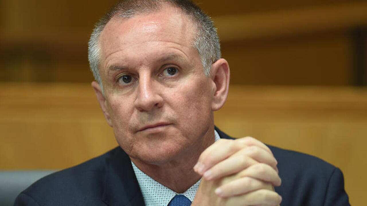 Premier of South Australia Jay Weatherill speaks during a press conference after a meeting of the Council of Australian Governments (COAG) at Parliament House in Canberra, Friday, Dec. 9, 2016. (AAP Image/Lukas Coch) NO ARCHIVING