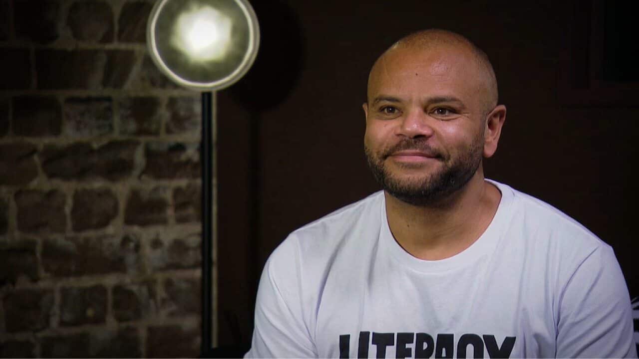 Wiradjuri actor Luke Carroll (SBS)