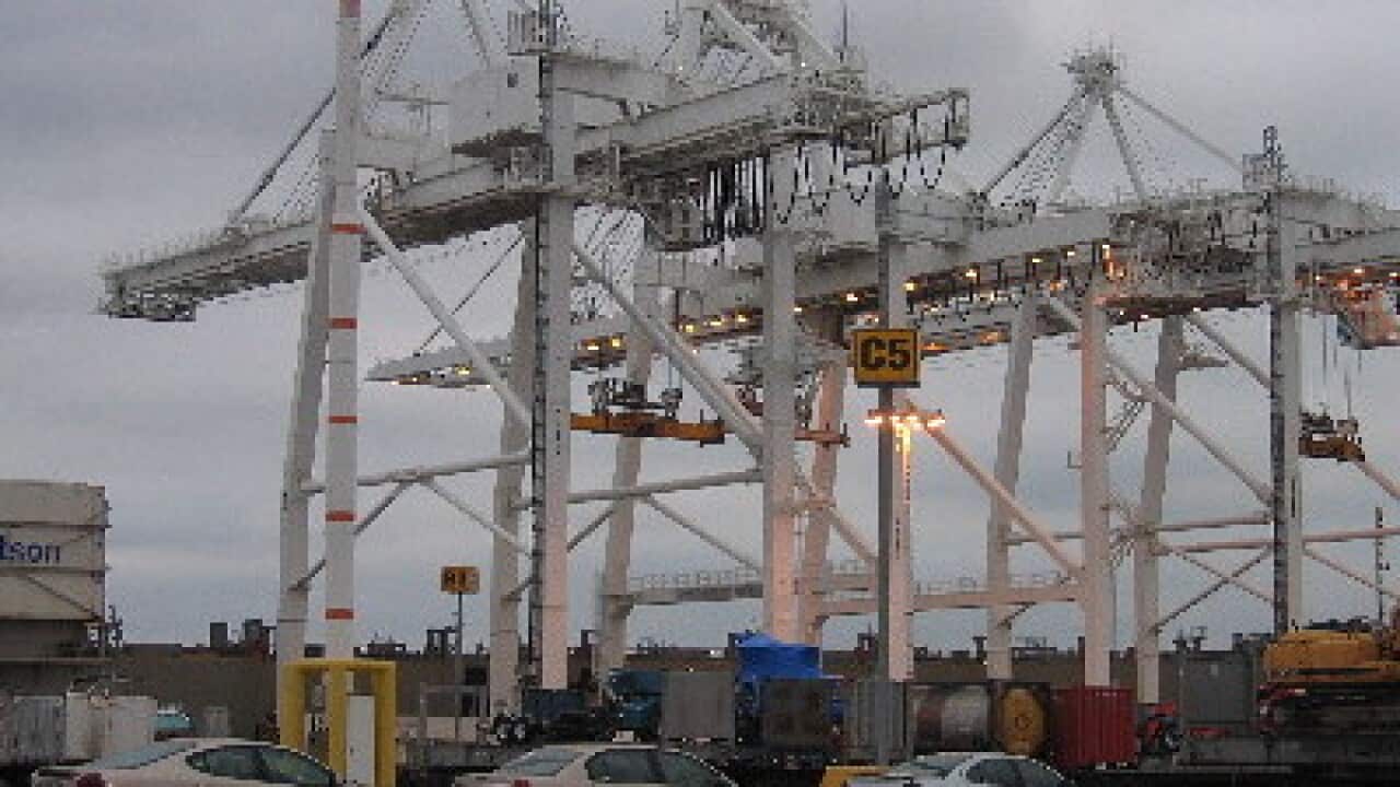 Port of Oakland in California