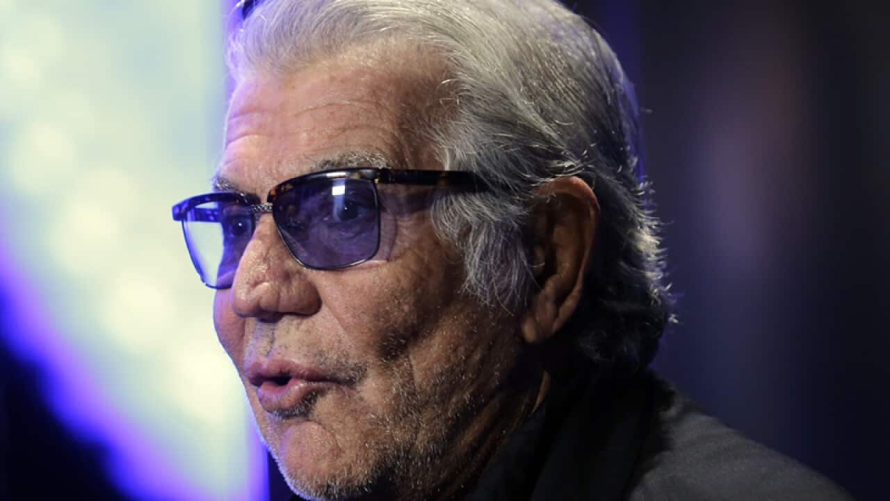 Italian fashion designer Roberto Cavalli