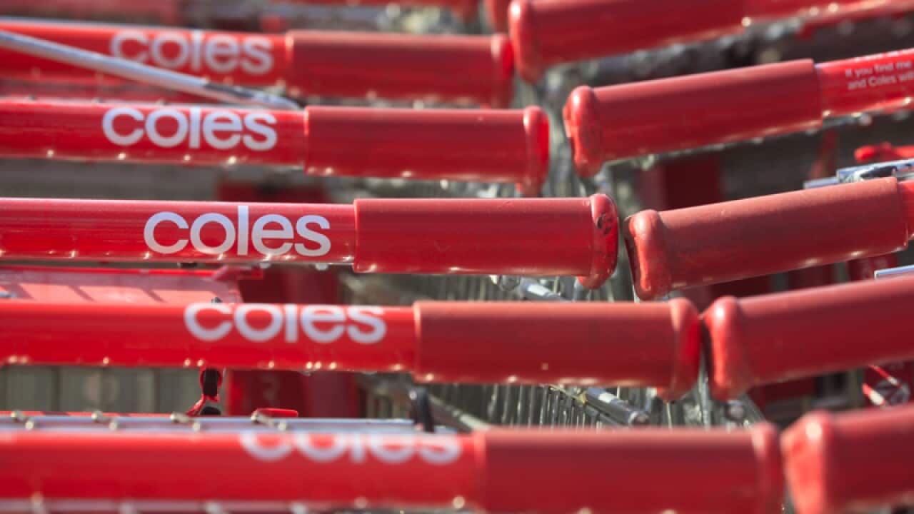 Coles trolleys