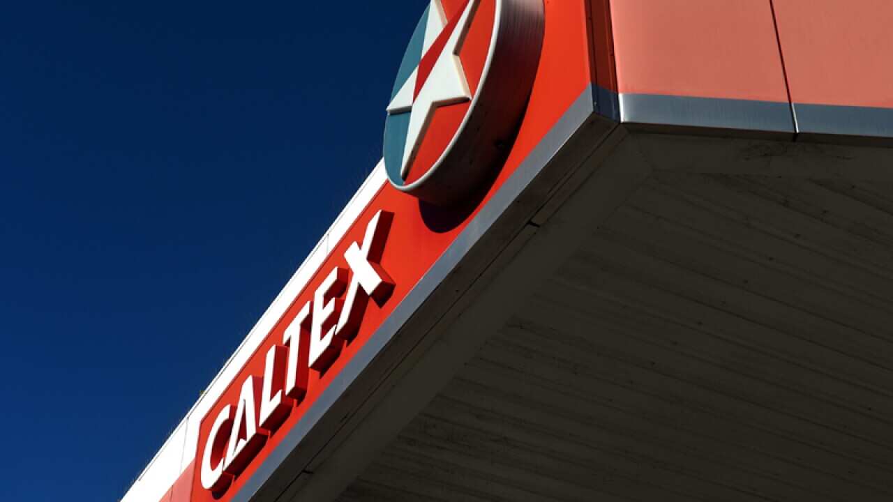 Signage at a Caltex service station