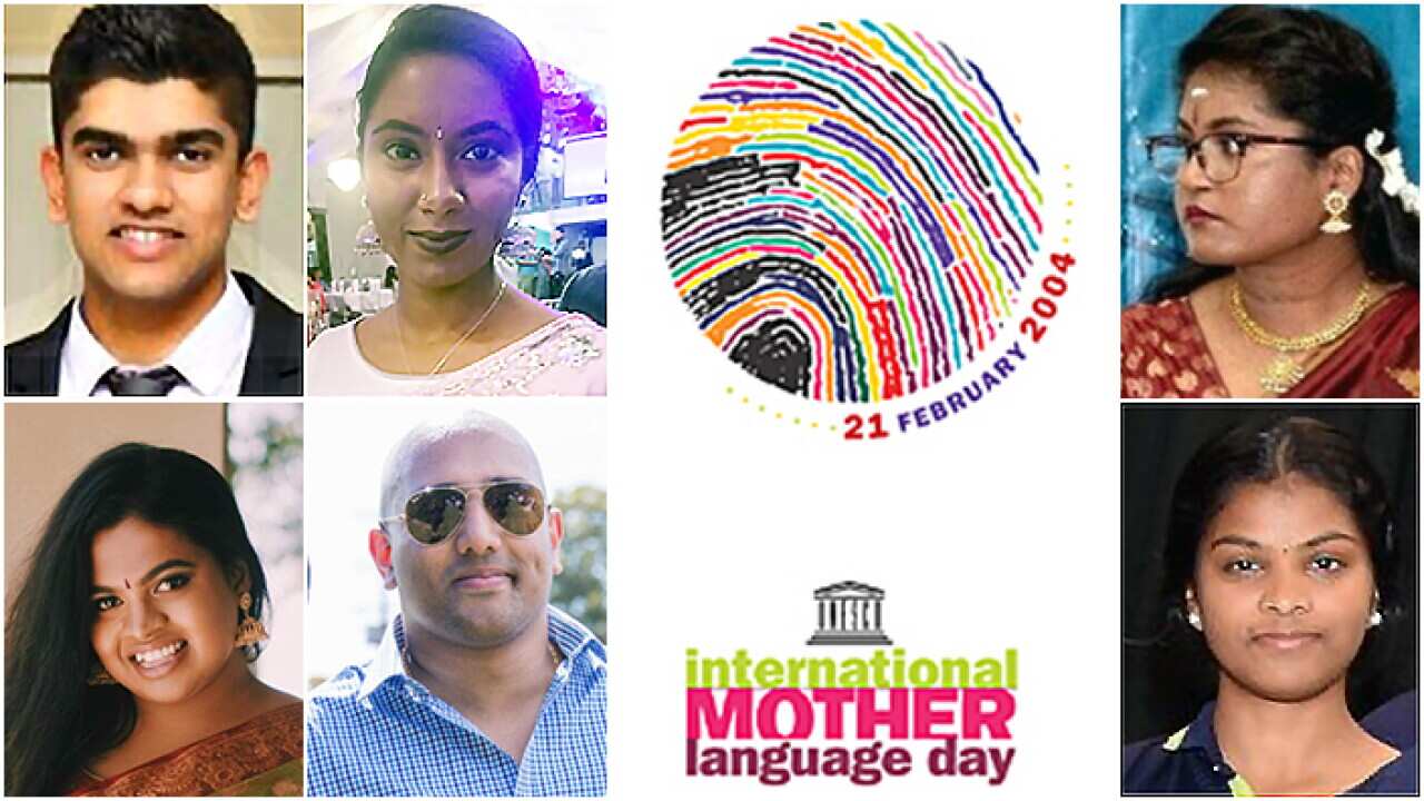 Top L-R: Sarangan Suresh,Thaatsha Sivananthan, Janani Jeganmohan; Bottom L-R: Heerthayini Janapalachandran, Sujivan Rengesuthan, and Gurukanthi Dhinakaran.