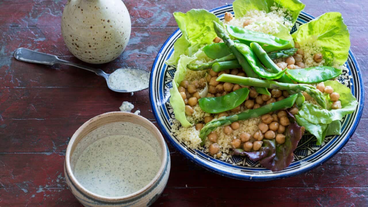Couscous & chickpea salad