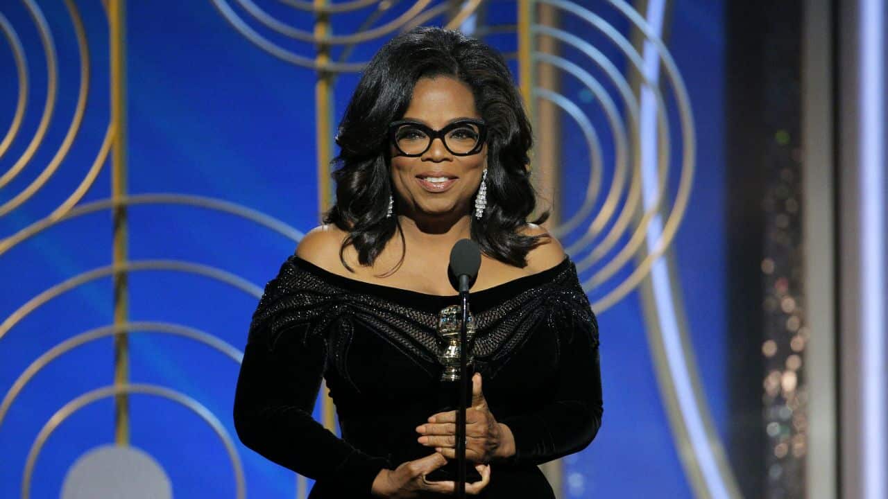 Actress Oprah Winfrey.