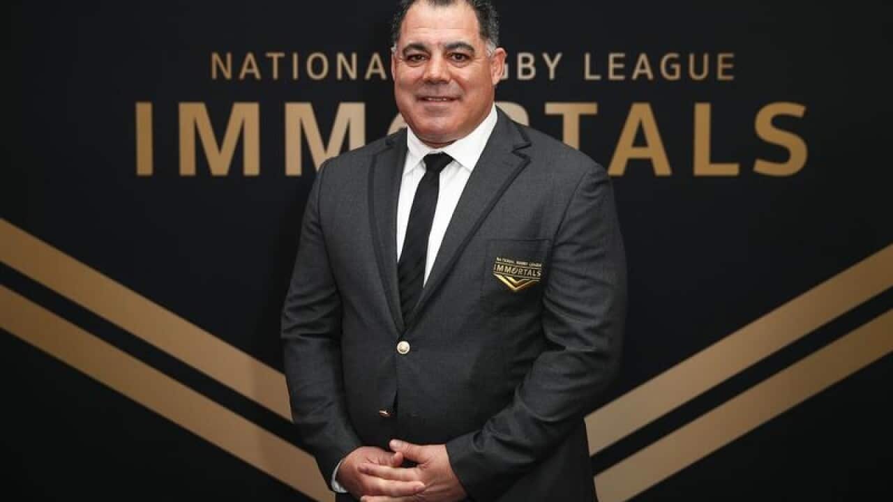 Former Canberra Raiders footballer, Mal Meninga poses.