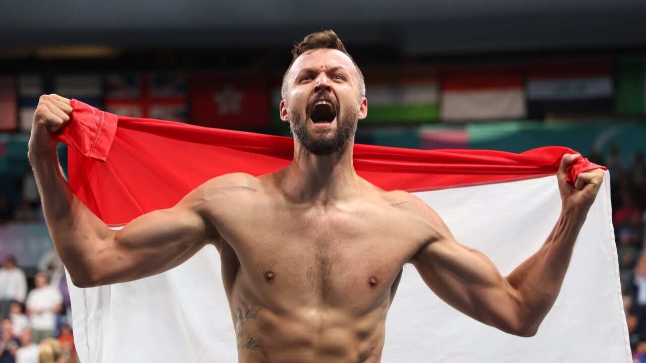 Para Table Tennis - Paris 2024 Summer Paralympic Games: Patryk Chojnowski of Team Poland