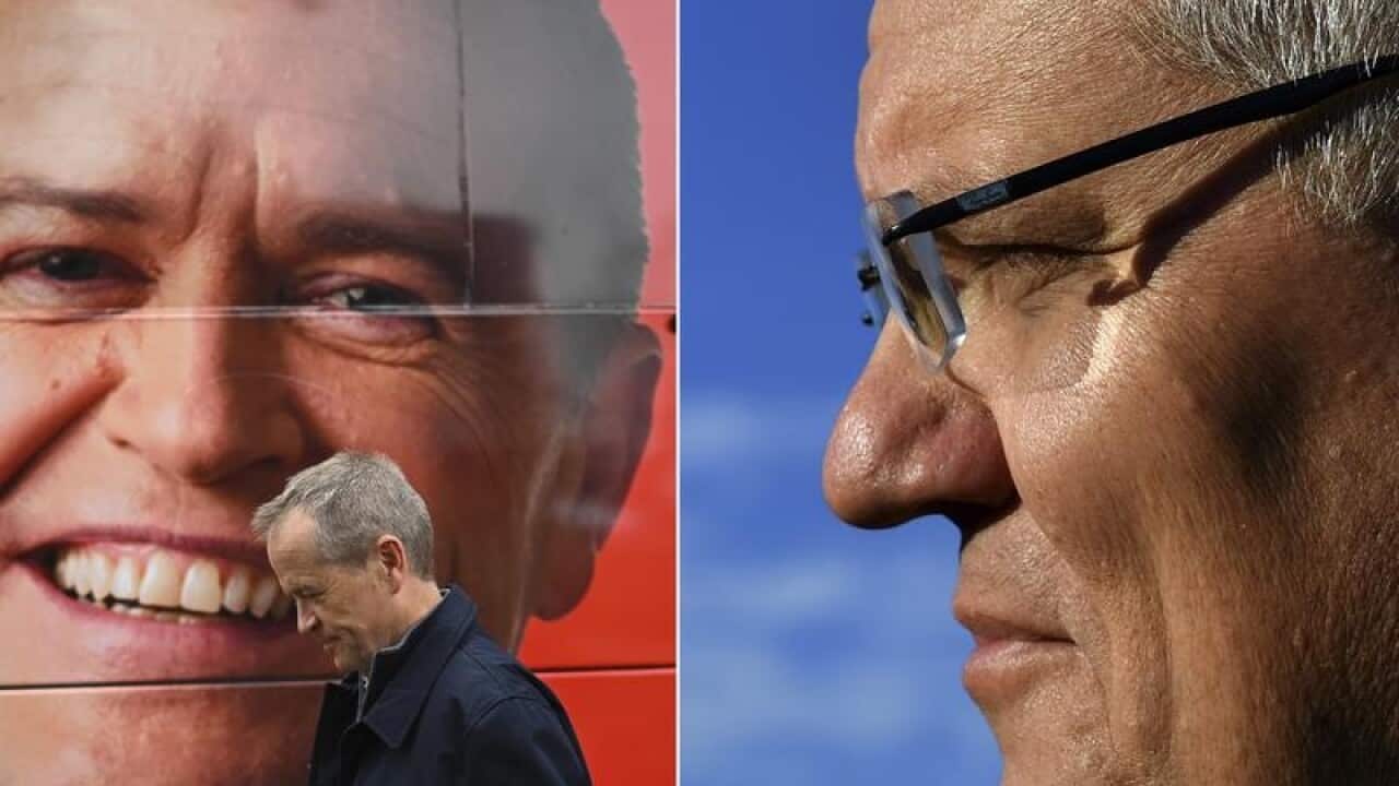 Composite image of Bill Shorten and Scott Morrison