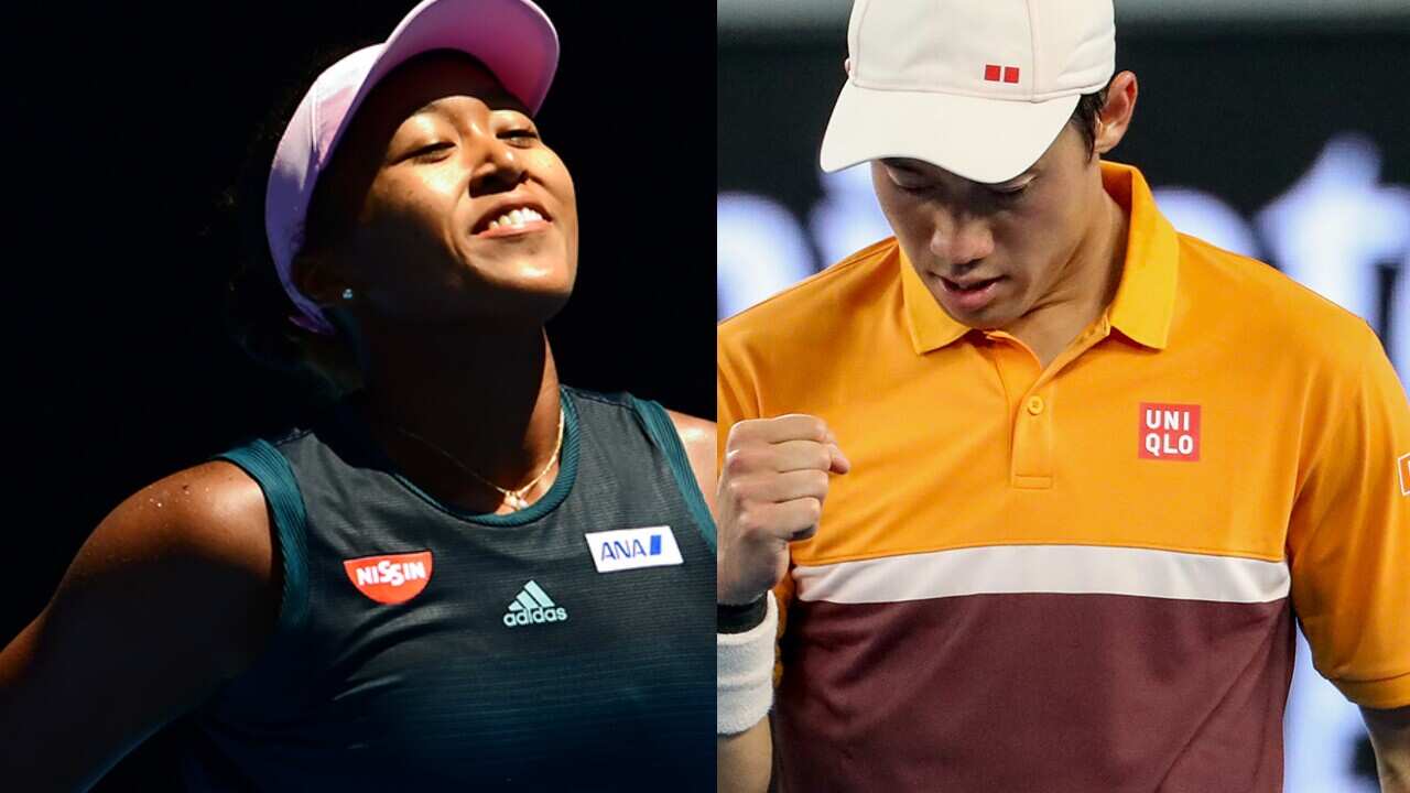 naomi osaka ei nishikori australian open 2019 japan melbourne