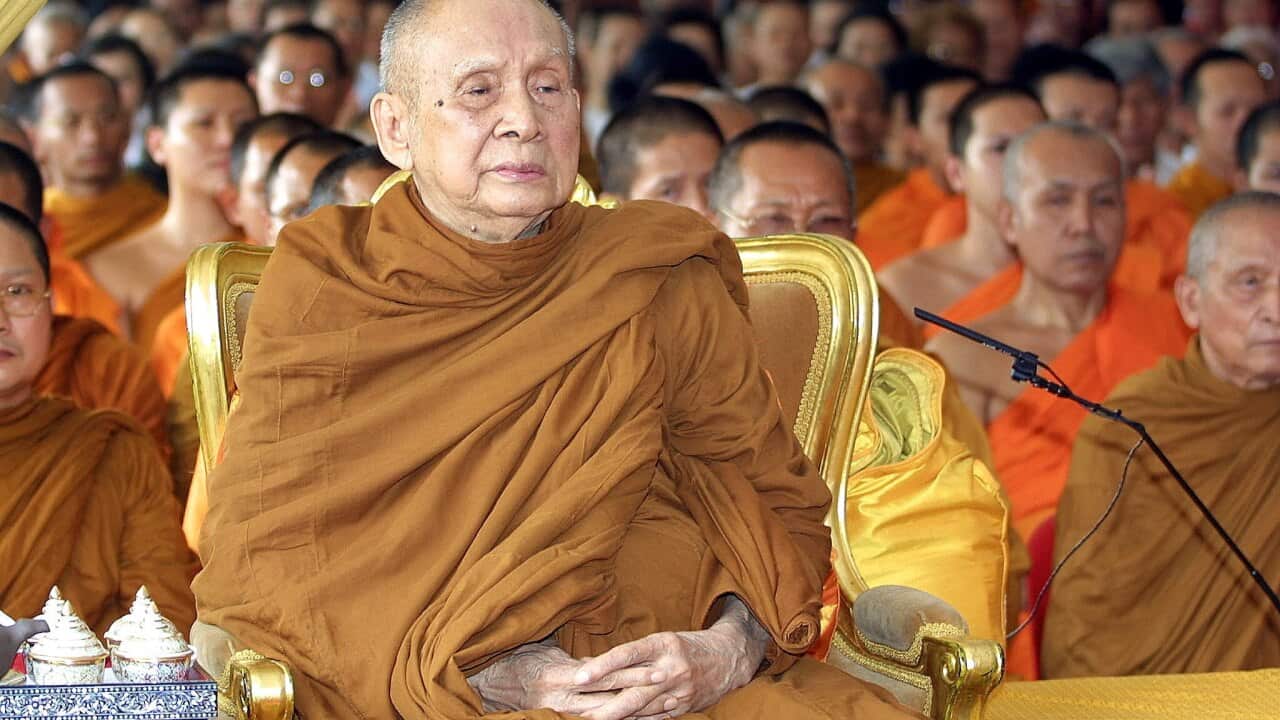 Thai Supreme Patriarch Somdet Phra Nyanasamvara Somdet Phra Sangharaja