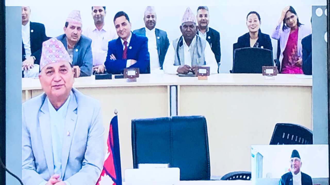 Nepal Cabinet Teleconference