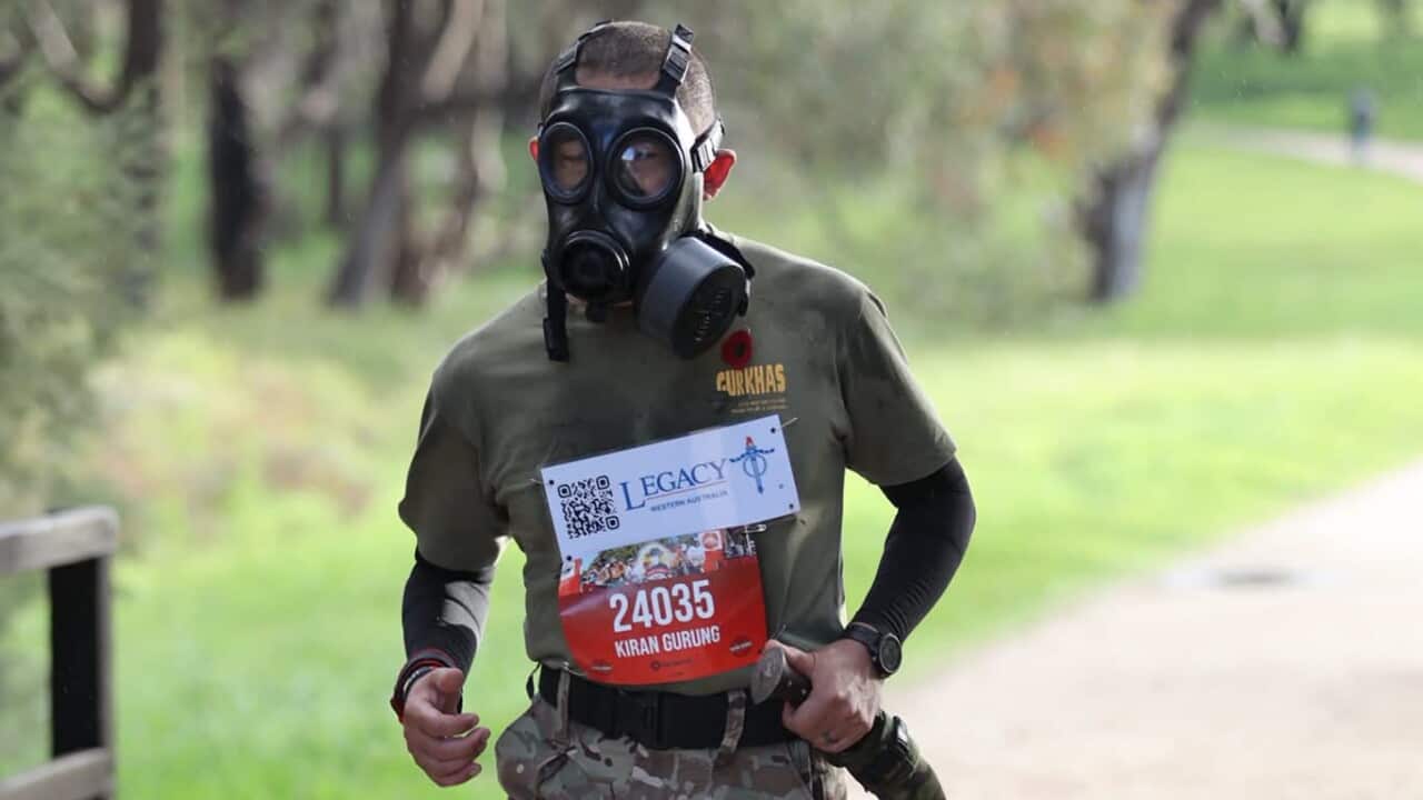Kiran Gurung prepares to run 177 kilometres in a 24-hour marathon.
