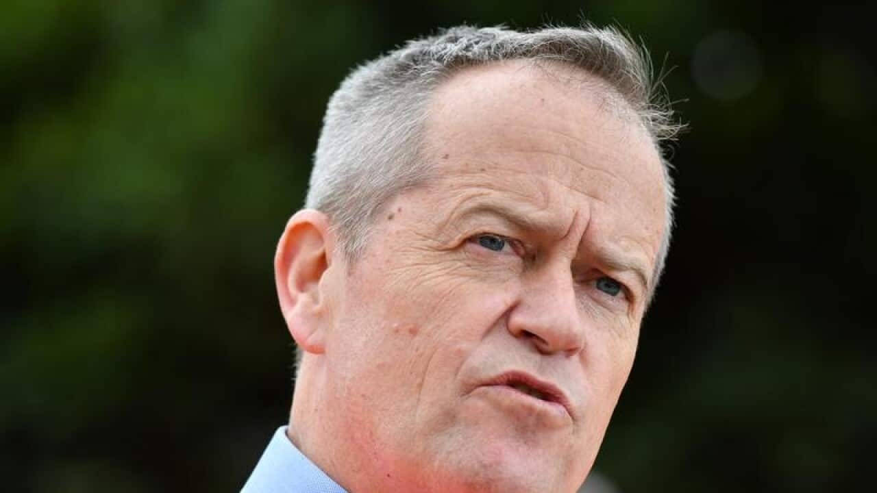 The Leader of the Opposition Bill Shorten