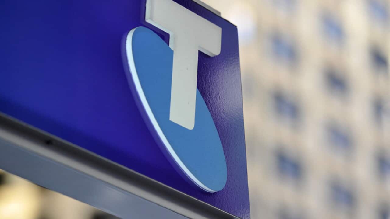 A Telstra logo