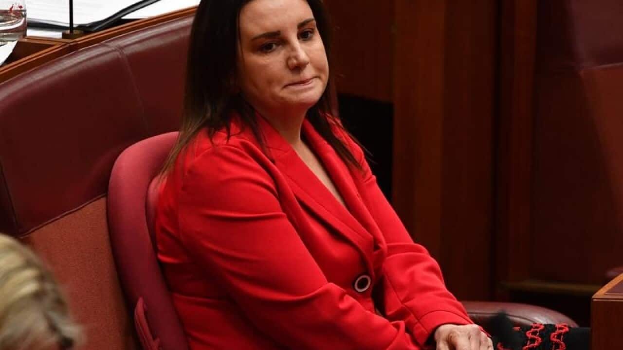File image of Jacqui Lambie in the Senate.
