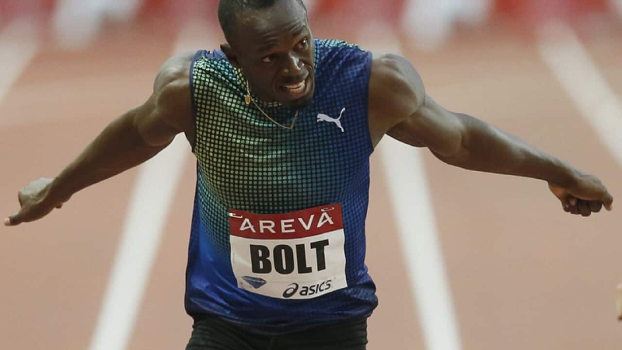 Bolt delivers 200m belter in Paris