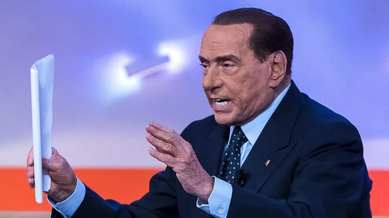 Italian former Prime Minister Silvio Berlusconi
