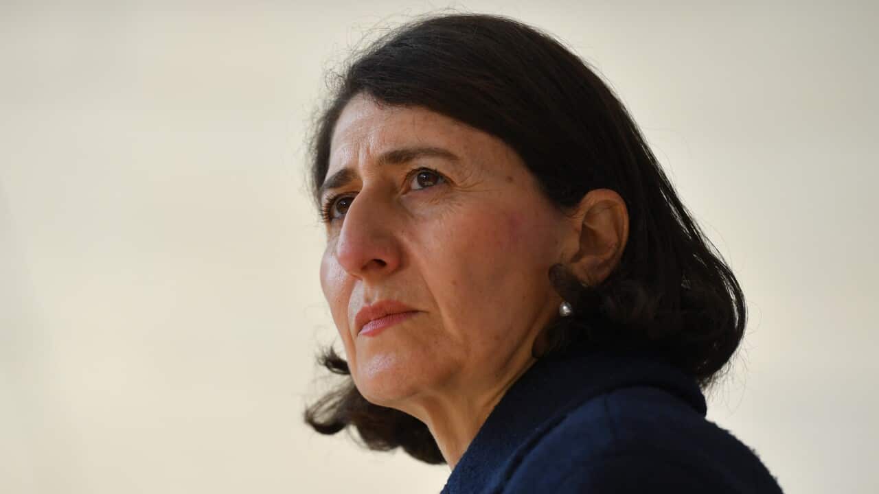 Premier Gladys Berejiklian at a press conference for a COVID-19 update in Sydney, Wednesday, June 30, 2021. (AAP Image/Mick Tsikas) NO ARCHIVING