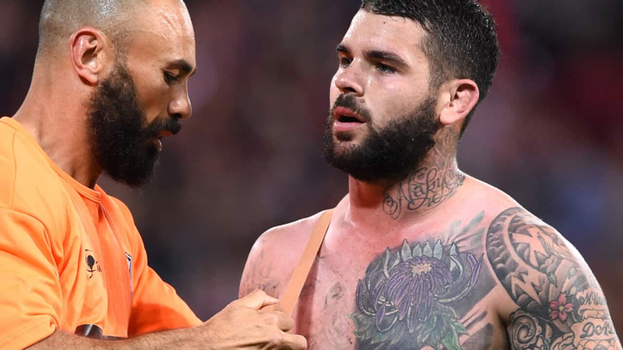 Blues player Adam Reynolds